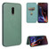 OnePlus 6T Carbon Fiber Texture Horizontal Flip TPU + PC + PU Leather Case with Card Slot - Green