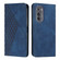 Motorola Edge 2022 Diamond Pattern Splicing Skin Feel Magnetic Phone Case - Blue
