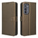 Motorola Edge 2022 Diamond Texture Leather Phone Case - Brown