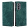 Motorola Edge 2022 RFID Anti-theft Brush Magnetic Leather Phone Case - Green