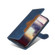 Motorola Edge 2022 Skin Feel Magnetic Buckle Leather Phone Case - Blue