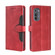 Motorola Edge 2022 Skin Feel Magnetic Buckle Leather Phone Case - Red