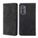 Motorola Edge 2022 Skin Feel Magnetic Horizontal Flip Leather Phone Case - Black