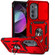 Motorola Edge 2022 Sliding Camshield Holder Phone Case - Red