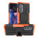 Motorola Edge 2022 Tire Texture TPU + PC Phone Case with Holder - Orange