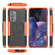 Motorola Edge 2022 Tire Texture TPU + PC Phone Case with Holder - Orange