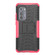 Motorola Edge 2022 Tire Texture TPU + PC Phone Case with Holder - Pink