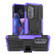 Motorola Edge 2022 Tire Texture TPU + PC Phone Case with Holder - Purple