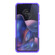 Motorola Edge 2022 Tire Texture TPU + PC Phone Case with Holder - Purple