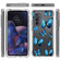Motorola Edge 2022 Transparent Painted Phone Case - Blue Butterflies
