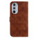 Motorola Edge 30 Pro / Edge+ 2022 Double 8-shaped Embossed Leather Phone Case - Brown