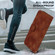 Motorola Edge 30 Pro / Edge+ 2022 Double 8-shaped Embossed Leather Phone Case - Brown