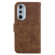 Motorola Edge 30 Pro / Edge+ 2022 Little Tiger Embossed Leather Phone Case - Brown