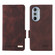 Motorola Edge X30 / Edge 30 Pro / Edge+ 2022 Magnetic Clasp Leather Phone Case - Brown