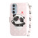 Motorola Edge+ 2022 / 30 Pro 3D Colored Horizontal Flip Leather Phone Case - Heart Panda