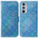 Motorola Edge+ 2022 / 30 Pro Colorful Magnetic Buckle Leather Phone Case - Blue