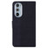 Motorola Edge+ 2022 / Edge 30 Pro Geometric Embossed Leather Phone Case - Black