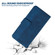 Motorola Edge+ 2022 / Edge 30 Pro Geometric Embossed Leather Phone Case - Blue