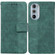 Motorola Edge+ 2022 / Edge 30 Pro Geometric Embossed Leather Phone Case - Green