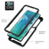 Motorola Edge+ 2022 Starry Sky Solid Color Series PC + TPU Phone Case - Black