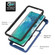 Motorola Edge+ 2022 Starry Sky Solid Color Series PC + TPU Phone Case - Blue