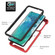 Motorola Edge+ 2022 Starry Sky Solid Color Series PC + TPU Phone Case - Red