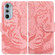 Motorola Edge+ 2022 Tiger Embossing Pattern Horizontal Flip Leather Phone Case - Pink