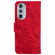 Motorola Edge+ 2022 Tiger Embossing Pattern Horizontal Flip Leather Phone Case - Red