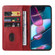 Motorola Edge+ 5G UW 2022/Edge 30 Pro Magnetic Closure Leather Phone Case - Red