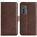 Motorola Moto Edge 2022 Dual-side Magnetic Buckle Horizontal Flip Leather Phone Case - Brown