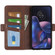 Motorola Moto Edge 2022 Dual-side Magnetic Buckle Horizontal Flip Leather Phone Case - Brown