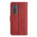 Motorola Moto Edge 2022 Dual-side Magnetic Buckle Horizontal Flip Leather Phone Case - Red