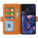 Motorola Moto Edge 2022 Dual-side Magnetic Buckle Horizontal Flip Leather Phone Case - Yellow