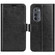 Motorola Moto Edge 2022 R64 Texture Horizontal Flip Leather Phone Case - Black