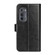 Motorola Moto Edge 2022 R64 Texture Horizontal Flip Leather Phone Case - Black