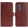 Motorola Moto Edge 2022 R64 Texture Horizontal Flip Leather Phone Case - Brown