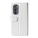 Motorola Moto Edge 2022 R64 Texture Horizontal Flip Leather Phone Case - White