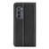 Motorola Moto Edge 2022 Retro-skin Magnetic Suction Leather Phone Case - Black