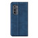 Motorola Moto Edge 2022 Retro-skin Magnetic Suction Leather Phone Case - Dark Blue