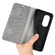 Motorola Moto Edge 2022 Retro-skin Magnetic Suction Leather Phone Case - Grey