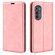 Motorola Moto Edge 2022 Retro-skin Magnetic Suction Leather Phone Case - Pink
