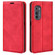 Motorola Moto Edge 2022 Retro-skin Magnetic Suction Leather Phone Case - Red