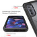 Motorola Moto Edge 2022 Starry Sky Solid Color TPU Clear PC Phone Case - Black
