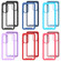 Motorola Moto Edge 2022 Starry Sky Solid Color TPU Clear PC Phone Case - Dark Blue