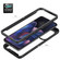 Motorola Moto Edge 2022 Starry Sky Solid Color TPU Clear PC Phone Case - Dark Blue