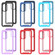 Motorola Moto Edge 2022 Starry Sky Solid Color TPU Clear PC Phone Case - Sky Blue