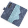 Motorola Moto Edge 2022 Stitching Horizontal Flip Leather Phone Case - Blue