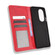 Motorola Moto Edge 30 Pro/Edge+ 2022/Edge X30 Magnetic Buckle Retro Crazy Horse Leather Phone Case - Red