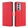 Motorola Moto Edge+ 2022 / Edge 30 Pro Ultra-thin Voltage Side Buckle Leather Phone Case - Red