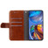 Motorola Moto Edge+ 2022/Edge 30 Pro Geometric Stitching Horizontal Flip Leather Phone Case - Dark Brown